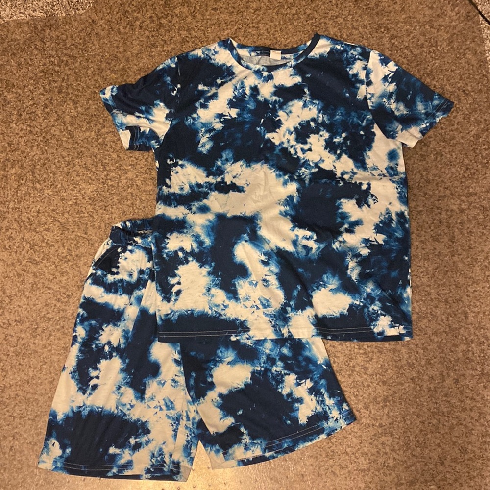 SHEIN outfit, size 11/12 blue & white